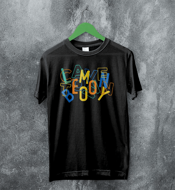 Cavetown Logo T-Shirt Vintage Lemon Boy Shirt Tour Indie Fan Cavetown Tee - Black - WorldWideShirt