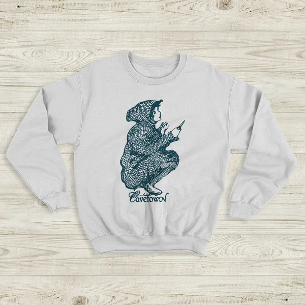 Cavetown Sweatshirt Cute Girl Shirt Indie Rock Music Merch - White - WorldWideShirt