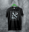 Cavetown T-Shirt Dark Bat Moon Shirt Indie Rock Cavetown Music Merch - Black - WorldWideShirt