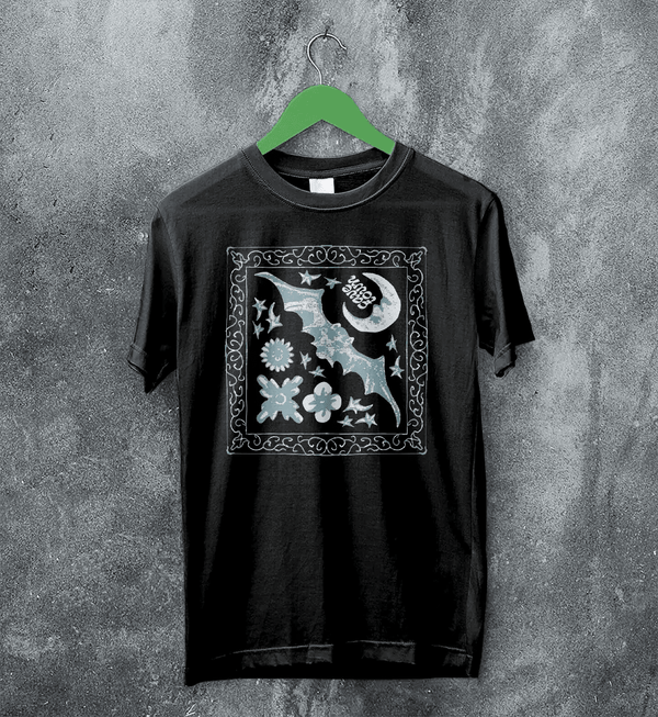 Cavetown T-Shirt Dark Bat Moon Shirt Indie Rock Cavetown Music Merch - Black - WorldWideShirt