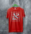 Cavetown T-Shirt Dark Bat Moon Shirt Indie Rock Cavetown Music Merch - Red - WorldWideShirt