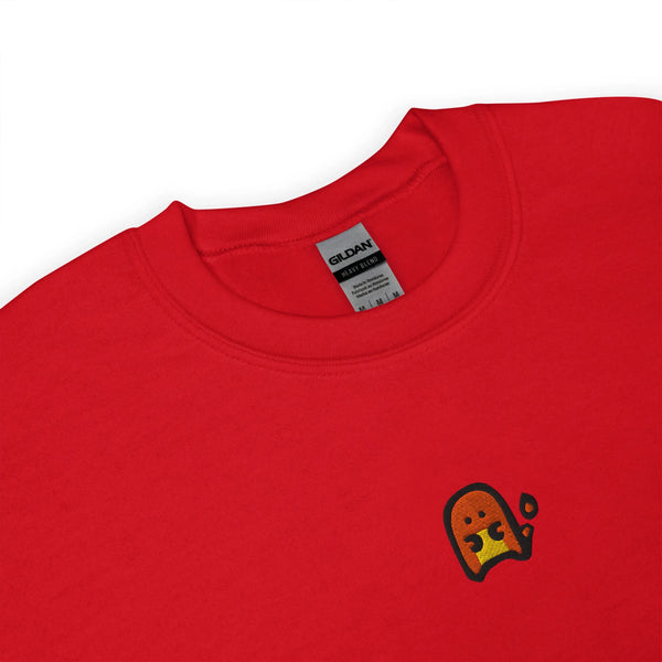 Charmander Embroidered Pokémon Sweatshirt – Minimalist Gen 1 Style - Red - WorldWideShirt