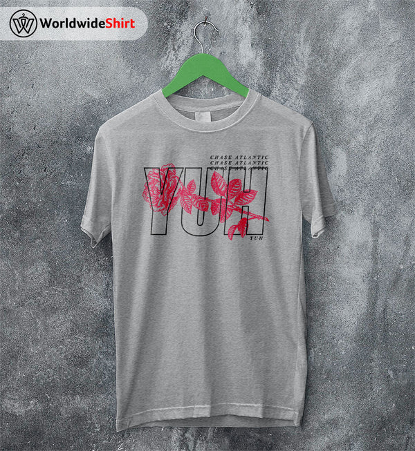 Chase Atlantic YUH Flower T Shirt Chase Atlantic Shirt Music Shirt - WorldWideShirt