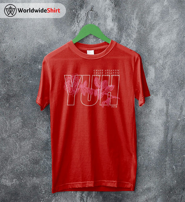 Chase Atlantic YUH Flower T Shirt Chase Atlantic Shirt Music Shirt - WorldWideShirt