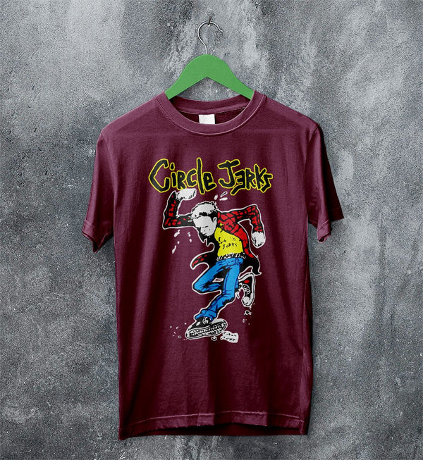 Circle Jerks Graphic Logo T Shirt Circle Jerks Shirt Music Shirt - WorldWideShirt
