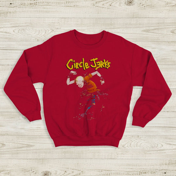 Circle Jerks Vintage Logo Sweatshirt Circle Jerks Shirt Music Shirt - WorldWideShirt