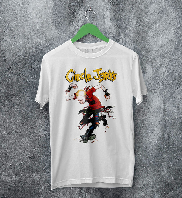 Circle Jerks Vintage Logo T Shirt Circle Jerks Shirt Music Shirt - WorldWideShirt