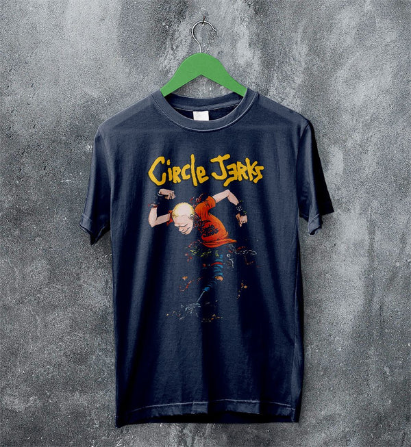 Circle Jerks Vintage Logo T Shirt Circle Jerks Shirt Music Shirt - WorldWideShirt
