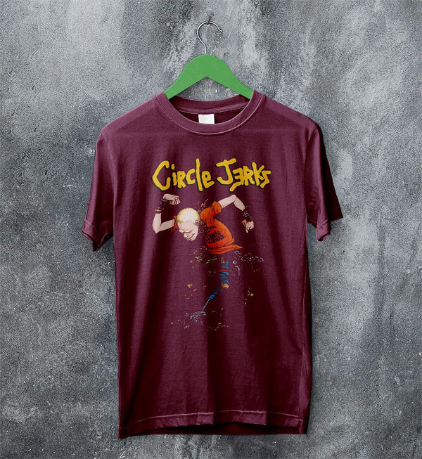 Circle Jerks Vintage Logo T Shirt Circle Jerks Shirt Music Shirt - WorldWideShirt