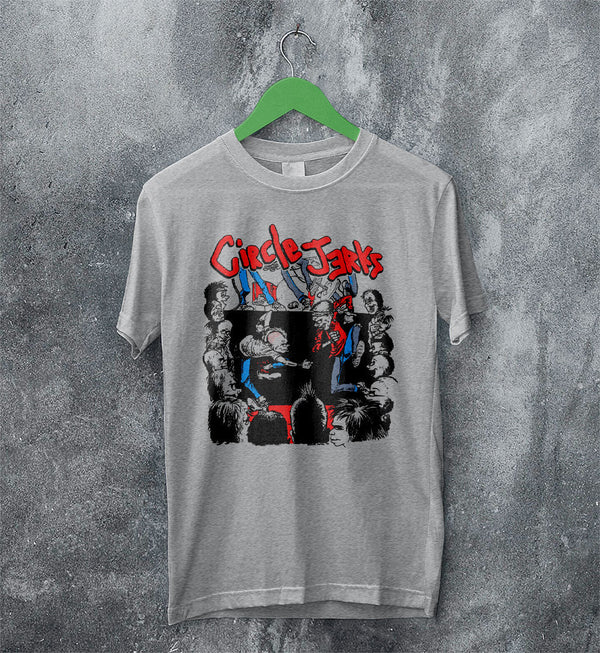 Circle Jerks Vintage Tour T Shirt Circle Jerks Shirt Music Shirt - WorldWideShirt