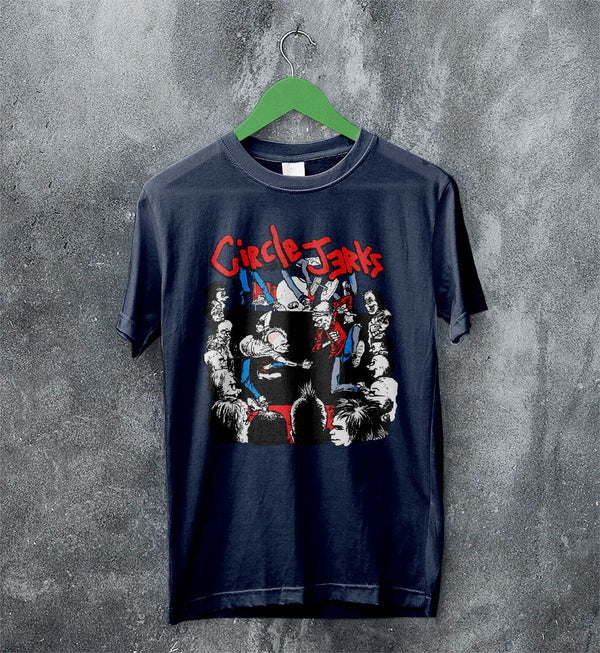 Circle Jerks Vintage Tour T Shirt Circle Jerks Shirt Music Shirt - WorldWideShirt