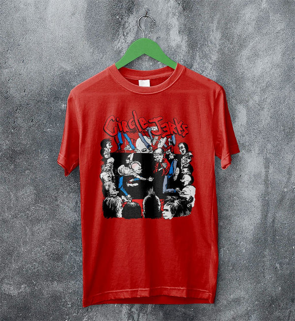 Circle Jerks Vintage Tour T Shirt Circle Jerks Shirt Music Shirt - WorldWideShirt