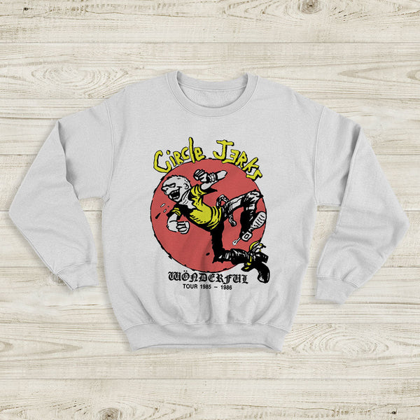 Circle Jerks Wonderful Tour Sweatshirt Circle Jerks Shirt Music Shirt - WorldWideShirt