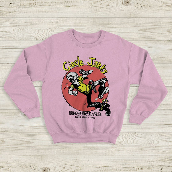 Circle Jerks Wonderful Tour Sweatshirt Circle Jerks Shirt Music Shirt - WorldWideShirt