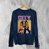 City Girls Bootleg Sweatshirt Hip Hop City Girls Shirt Female Rap Music Crewneck - Navy Blue - WorldWideShirt