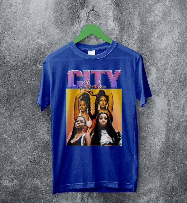 City Girls Bootleg T-Shirt Hip Hop City Girls Shirt Female Rap Music Tee - Royal Blue - WorldWideShirt