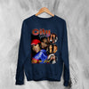 City Girls City On Lock Sweatshirt Hip Hop City Girls Shirt Music Bootleg Crewneck - Navy Blue - WorldWideShirt