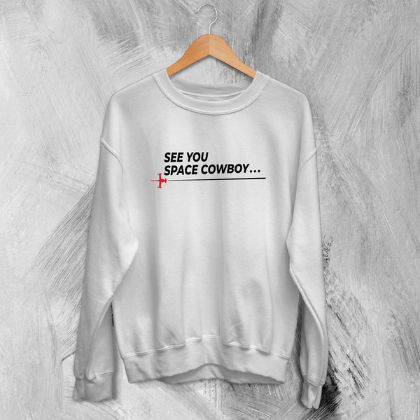 Cowboy Bebop Sweatshirt See You Space Cowboy Sweater Vintage Anime - WorldWideShirt