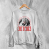 Currents Band Sweatshirt It Only Gets Darker Shirt Currents Music Crewneck - White - WorldWideShirt