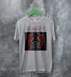 Currents T-Shirt Metalcore Currents Band Shirt Punk Skull Rose Tee - Sport Grey - WorldWideShirt