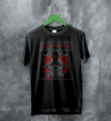 Currents T-Shirt Metalcore Currents Band Shirt Punk Skull Rose Tee - Black - WorldWideShirt