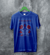 Currents T-Shirt Metalcore Currents Band Shirt Punk Skull Rose Tee - Royal Blue - WorldWideShirt