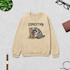 Cute Jimothy Swetshirt Raccoon Lover Shirt Wild Animals Crewneck - Sand - WorldWideShirt