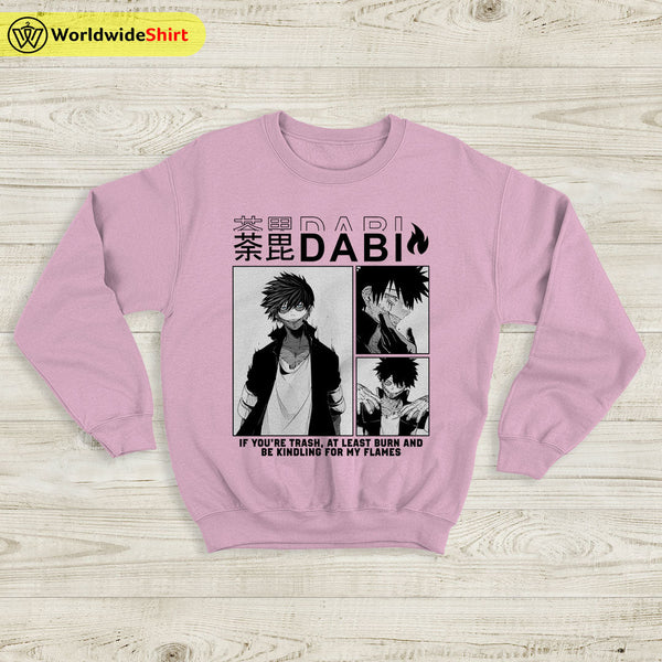 Dabi Aesthetic Sweatshirt Boku No Academia Shirt BNHA Merch - WorldWideShirt