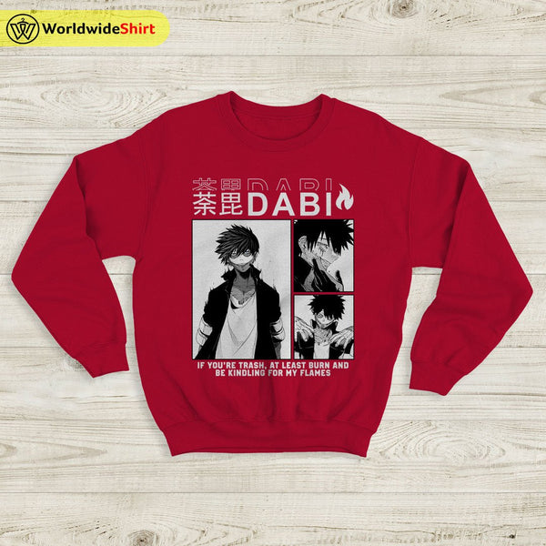 Dabi Aesthetic Sweatshirt Boku No Academia Shirt BNHA Merch - WorldWideShirt