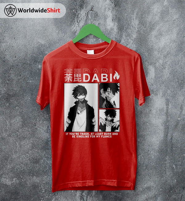 Dabi Aesthetic T-shirt Boku No Hero Academia Shirt BNHA Merch - WorldWideShirt