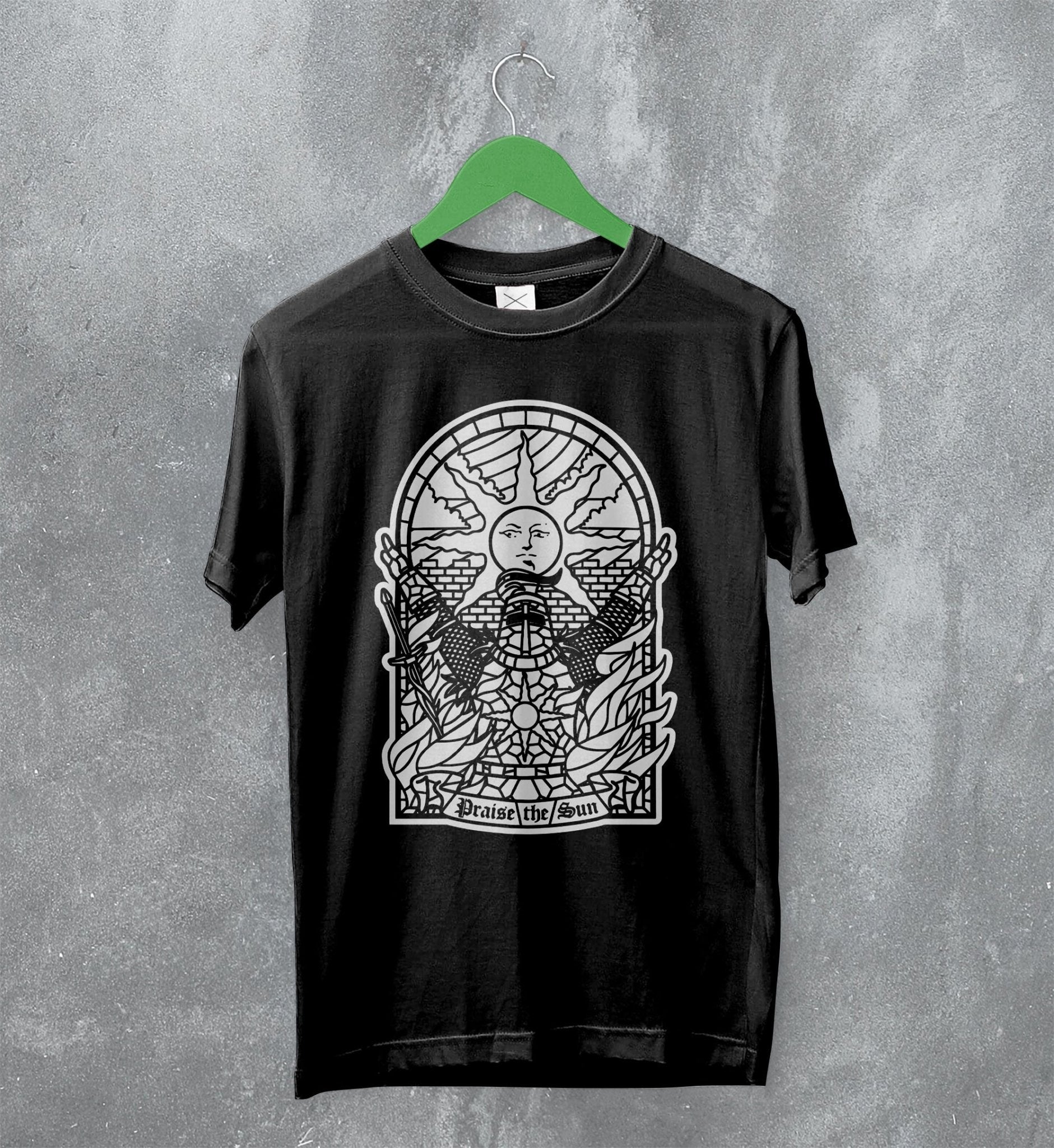 Dark Souls T-Shirt Praise The Sun Shirt Vintage Game Merchandise – WorldWideShirt