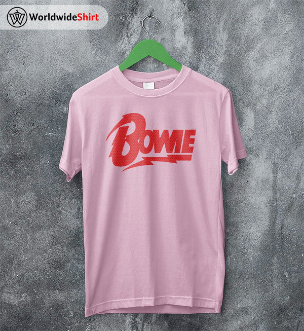 David Bowie Logo T Shirt David Bowie Shirt Music Shirt - WorldWideShirt