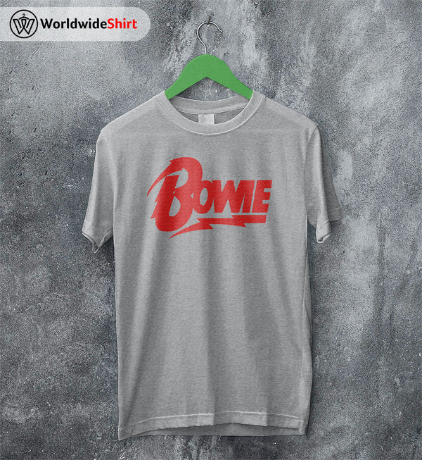 David Bowie Logo T Shirt David Bowie Shirt Music Shirt - WorldWideShirt