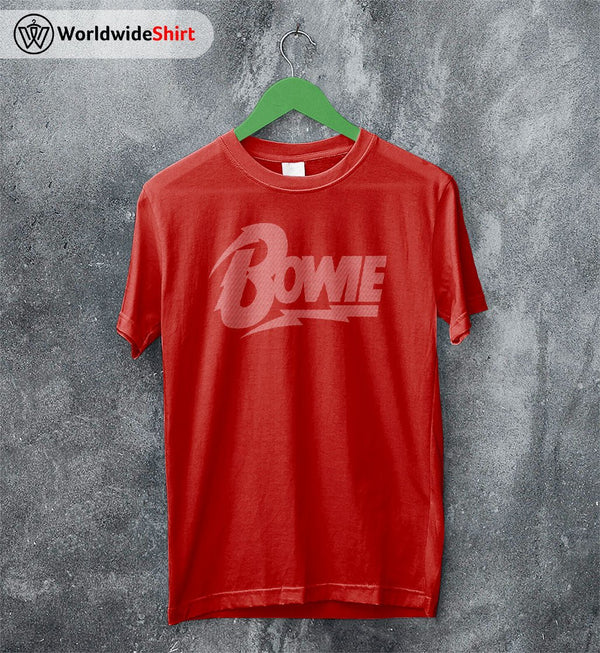 David Bowie Logo T Shirt David Bowie Shirt Music Shirt - WorldWideShirt