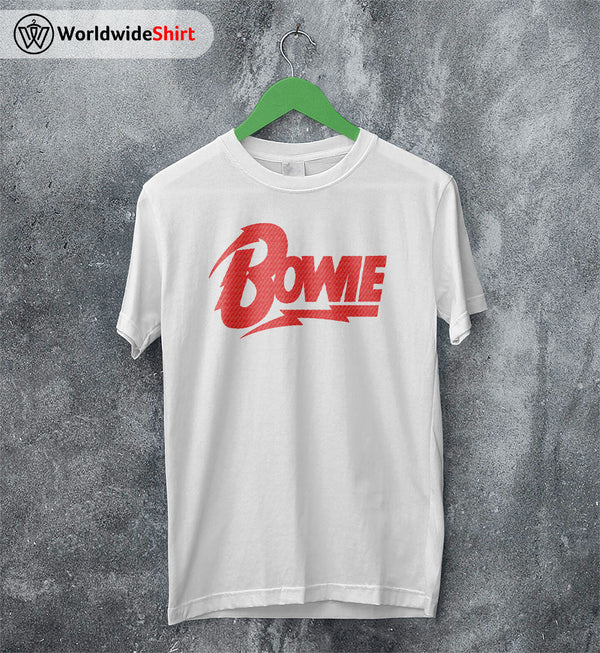 David Bowie Logo T Shirt David Bowie Shirt Music Shirt - WorldWideShirt