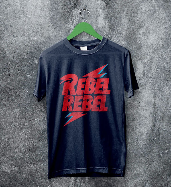 David Bowie Rebel Vintage T Shirt David Bowie Shirt Music Shirt - WorldWideShirt