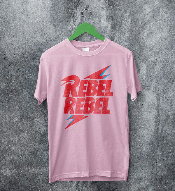 David Bowie Rebel Vintage T Shirt David Bowie Shirt Music Shirt - WorldWideShirt