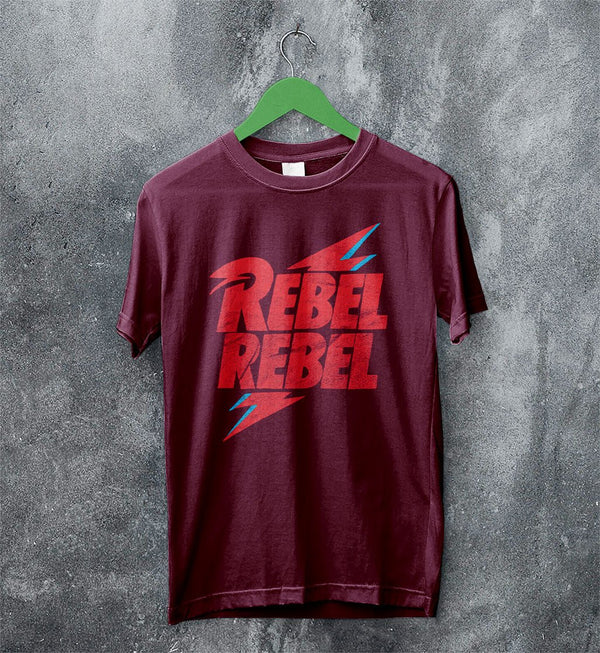 David Bowie Rebel Vintage T Shirt David Bowie Shirt Music Shirt - WorldWideShirt