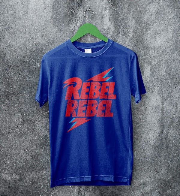 David Bowie Rebel Vintage T Shirt David Bowie Shirt Music Shirt - WorldWideShirt