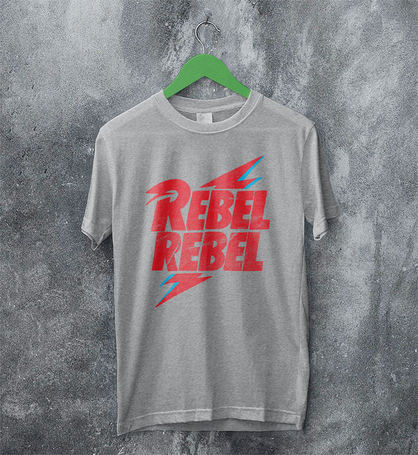 David Bowie Rebel Vintage T Shirt David Bowie Shirt Music Shirt - WorldWideShirt