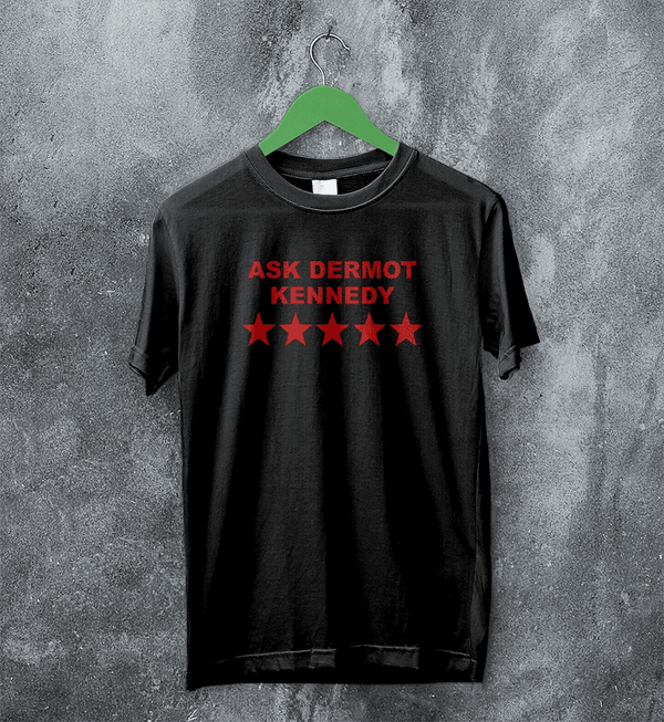 Dermot Kennedy Fans T-Shirt Pop Ask Dermot Kennedy Shirt Irish Singer Tee - Black - WorldWideShirt