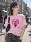 Dermot Kennedy Lover T-Shirt Pop Love Dermot Kennedy Shirt Irish Singer Tee - Light Pink - WorldWideShirt