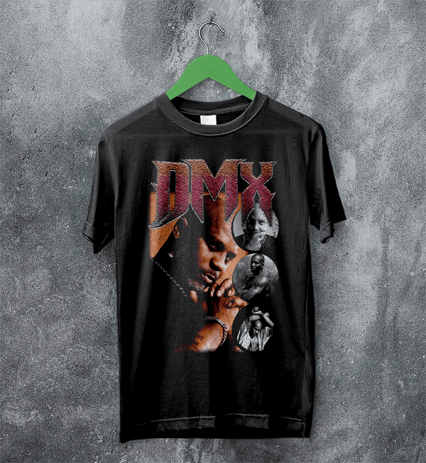 DMX Bootleg T-Shirt Rap Legend DMX Shirt New York Rapper Music Tee - Black - WorldWideShirt