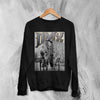 DMX Sweatshirt Rapper DMX Dog Shirt NYC Rap Legend Music Crewneck - Black - WorldWideShirt