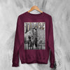 DMX Sweatshirt Rapper DMX Dog Shirt NYC Rap Legend Music Crewneck - Red Maroon - WorldWideShirt