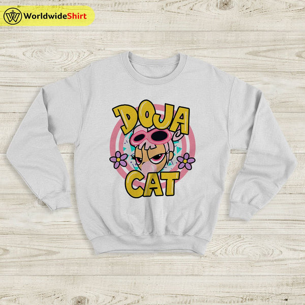 Doja Cat Powerpuff Graphic Sweatshirt Doja Cat Shirt Rapper Shirt - WorldWideShirt