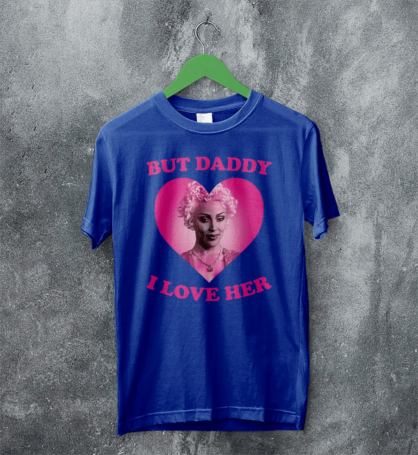 Doja Cat T-Shirt Rap Doja Cat Lover Shirt Doja Daddy I Love Her Rapper Tee - Royal Blue - WorldWideShirt