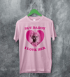 Doja Cat T-Shirt Rap Doja Cat Lover Shirt Doja Daddy I Love Her Rapper Tee - Light Pink - WorldWideShirt