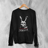 Donnie Darko Frank Rabbit Sweatshirt Donnie Darko Shirt They Do It Movie Crewneck - Black - WorldWideShirt
