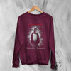 Donnie Darko Frank Rabbit Sweatshirt Film Donnie Darko Shirt Thriller Bunny Costume Crewneck - Red Maroon - WorldWideShirt